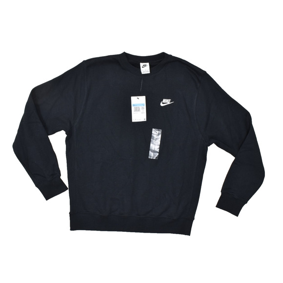 Nike Mens Crewneck Sweatshirt Sportswear Club Fleece Size M NEW BV2662-010 - Picture 1 of 8